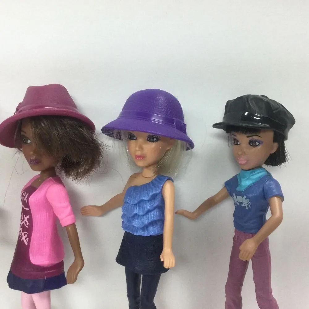 Spin Master Dolls Lot of 5 2011‎ McDonald's Happy Meal Toy LIV Posable  6in Tall